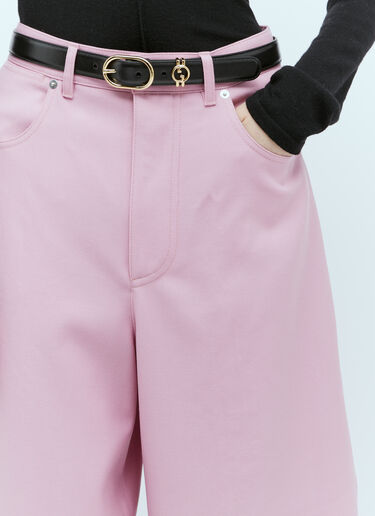 Gucci 互扣字母 G 皮革腰带 黑色 guc0255110