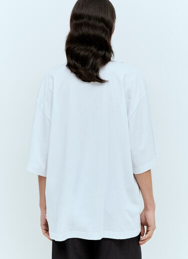 Walter Van Beirendonck Peace 宽大 T 恤 白色 wlt0156016