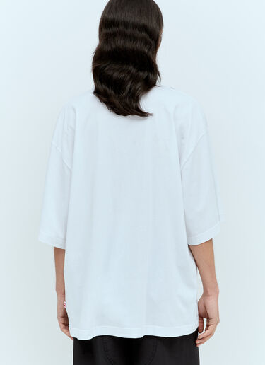 Walter Van Beirendonck Peace Oversized  T-Shirt White wlt0156016