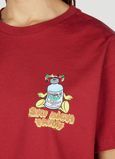 Sky High Farm Workwear Printed T-Shirt Red skh0352014