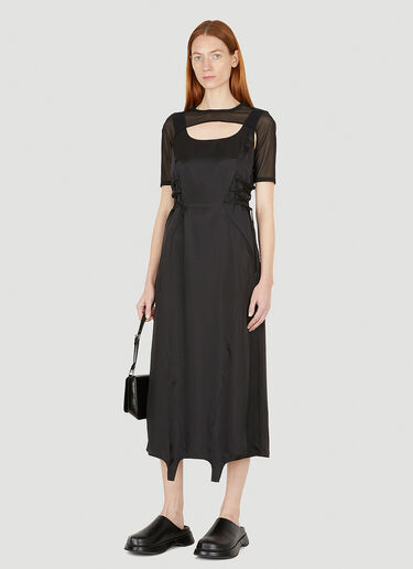 MCQ Panelled Midi Dress Black mkq0247020