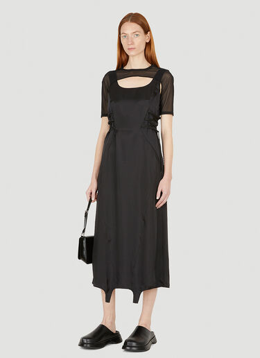 Panelled Midi Dress MCQ Panelled Midi Dress Black mkq0247020