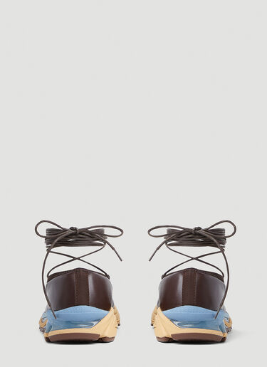 Kiko Kostadinov Ballet Hybrid Shoes Brown kko0252020