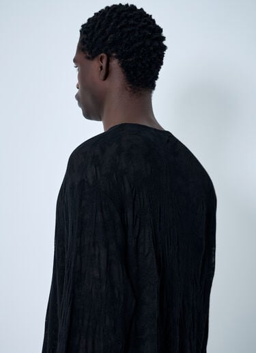 Double Lock U Sweater Our Legacy Double Lock U Sweater Black our0163003