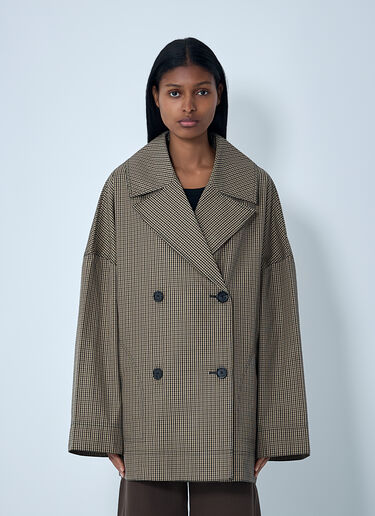 Herringbone Cotton Jacket TOTEME Herringbone Cotton Jacket Beige tot0262023