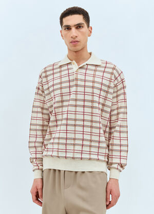 The Row Balthus Polo Sweater Brown row0159001