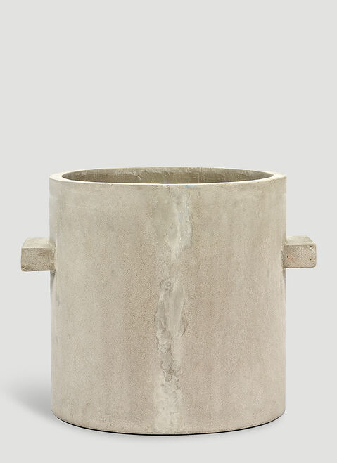 Serax Concrete Round Pot Black wps0644623