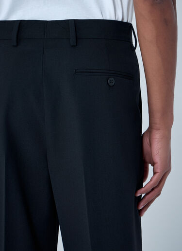 MM6 Maison Margiela Wide-Leg Tailored Pants Black mmm0163017