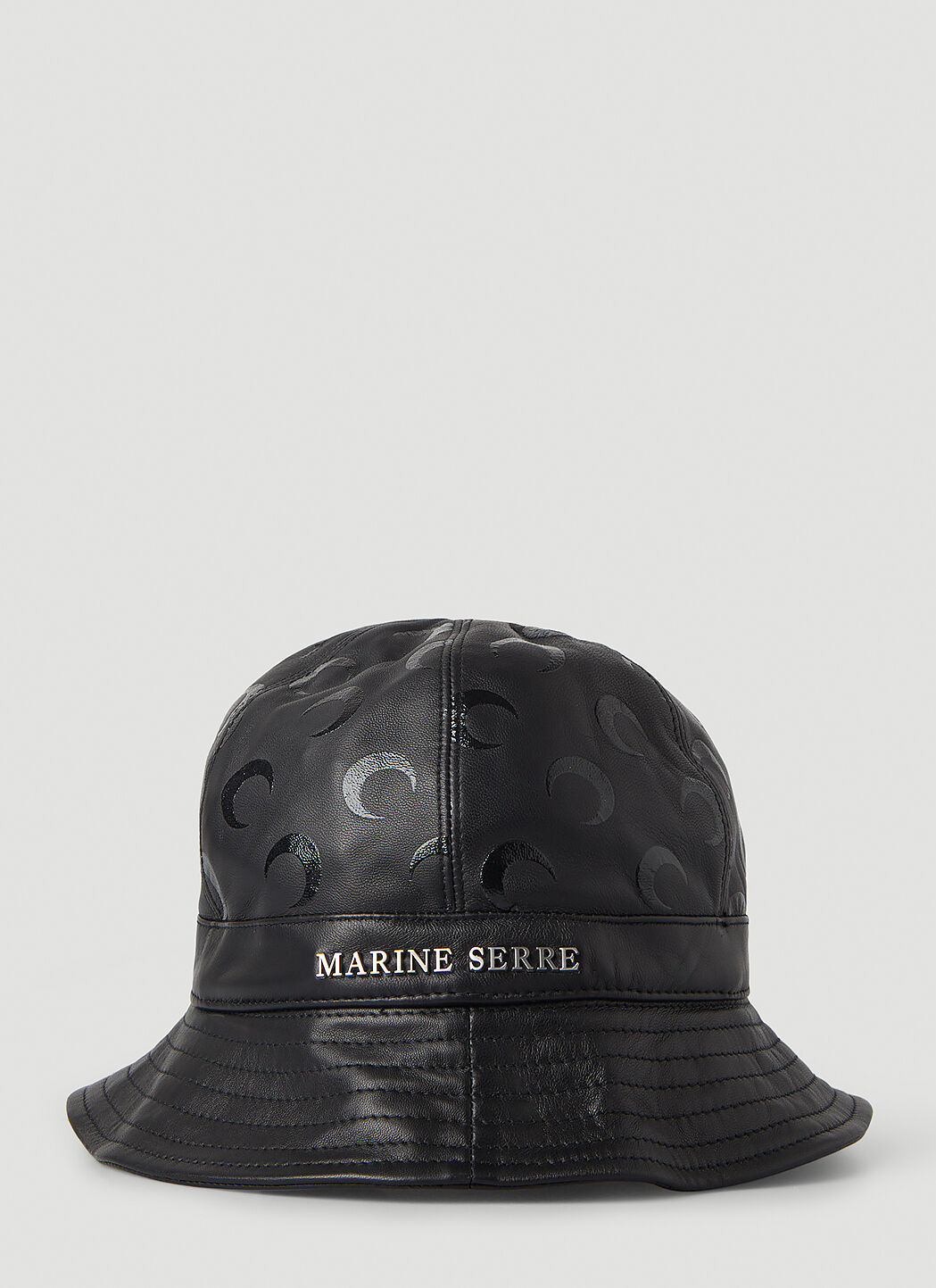 Buy Marine Serre Moon Leather Bucket Hat ｜バケットハット