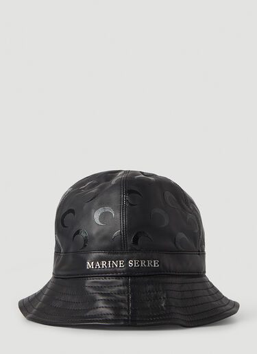Marine Serre [리얼] 문 버킷 햇 블랙 mrs0346032