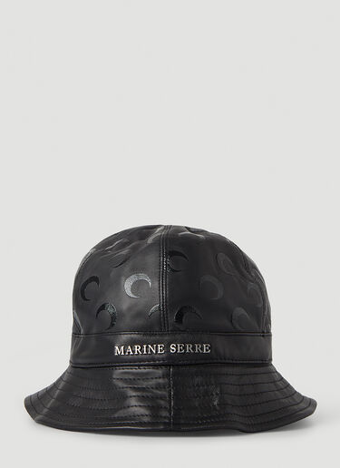 Marine Serre Leale Moon Bucket Hat Black mrs0346032