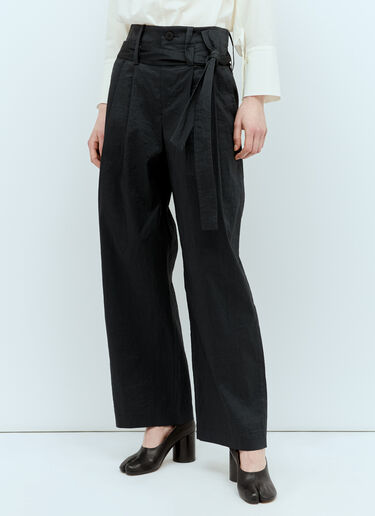 Issey Miyake Shaped Membrane Pants Black ism0256002