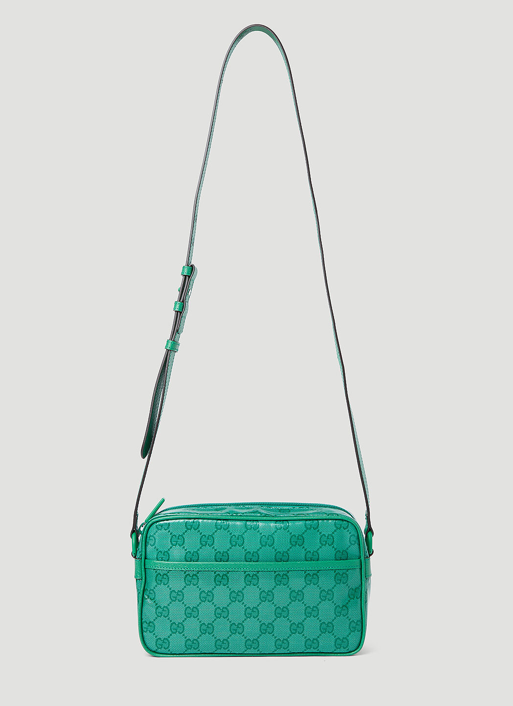 Gucci GG Crystal Mini Shoulder Bag in Green LN CC