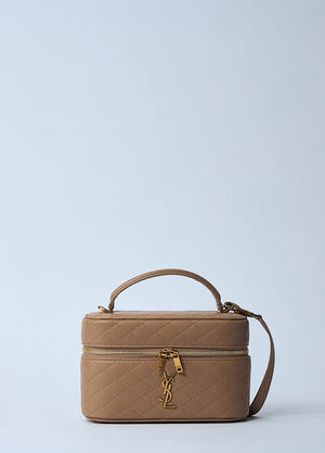 Saint Laurent Gaby Vanity Shoulder Bag Brown sla0259091