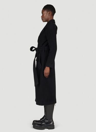 Round Shoulder Cashmere-Blend Coat Balenciaga Round Shoulder Cashmere-Blend Coat Black bal0254019