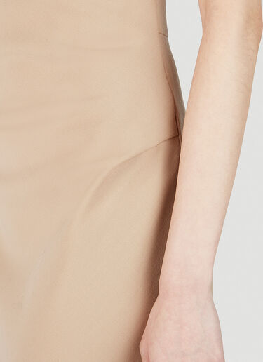 Max Mara Bernard Strapless Dress Beige max0251017