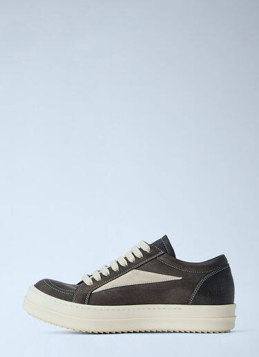 LN-CC® - Rick Owens: Vintage Sneakers - Dark Brown Rick Owens Vintage Sneakers Dark Brown ric0266017