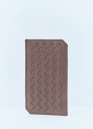 Bottega Veneta Intrecciato Piccolo 竖版卡夹 棕色 bov0158016