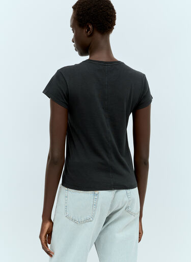 Tori Crop T-Shirt The Row Tori Crop T-Shirt Black row0256006