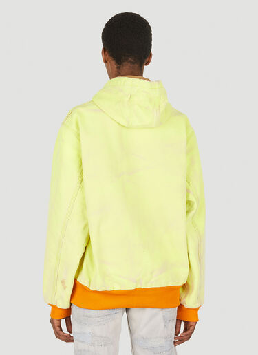 NOTSONORMAL Zip Up Hooded Sweatshirt Yellow nsm0348004