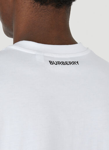 Burberry Elon 图案印花 T 恤 白色 bur0147038