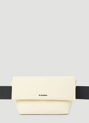 로고 프린트 벨트 백 Jil Sander+ 로고 프린트 벨트 백 화이트 jsp0251019