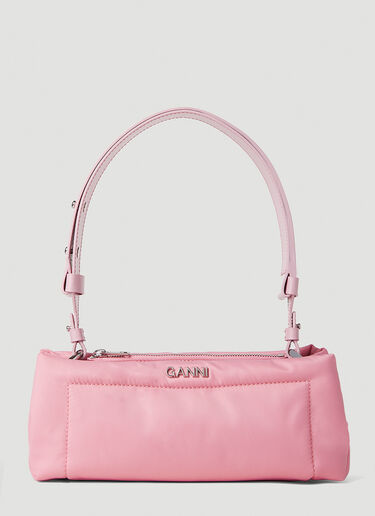 GANNI Pillow Baguette Shoulder Bag Pink gan0252054