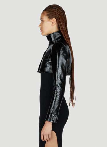 Courrèges Iconic Crop Jacket Black cou0251007