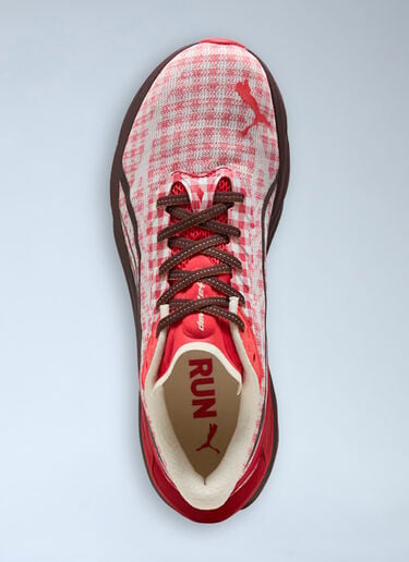 LN-CC® - Puma: Deviate NITRO™ 4 Check Sneakers - Red Puma Deviate NITRO™ 4 Check Sneakers Red pum0164001
