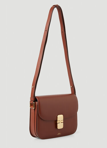 A.P.C. Grace Small Shoulder Bag Brown apc0248026