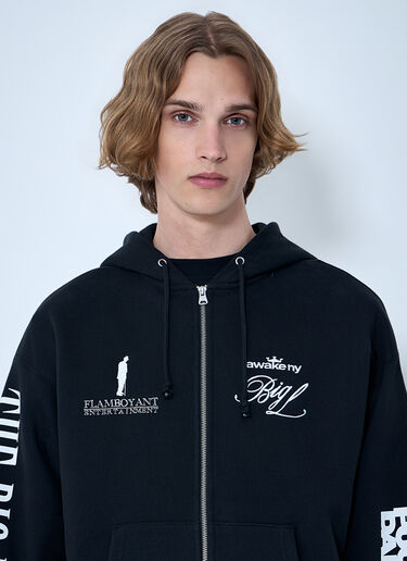 Awake NY The Big Picture Zip Hoodie Black awk0164003