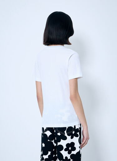 Marni Logo Motif T-Shirt White mni0259011