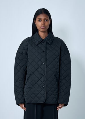TOTEME Quilted Jacket Black tot0262021