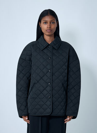 TOTEME Quilted Jacket Black tot0262021