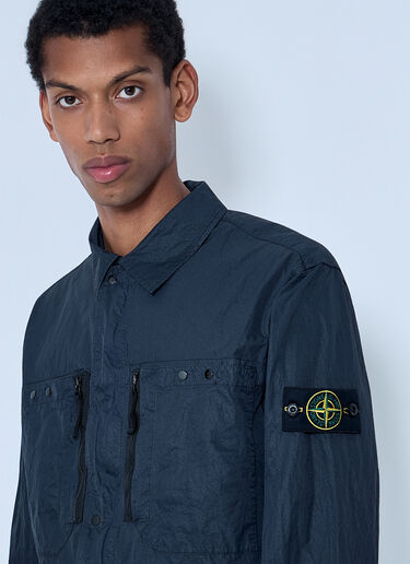 Stone Island Technical Overshirt Jacket Navy sto0164045