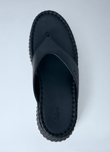 Nama Wedge Sandals Chloé Nama Wedge Sandals Black chl0264034