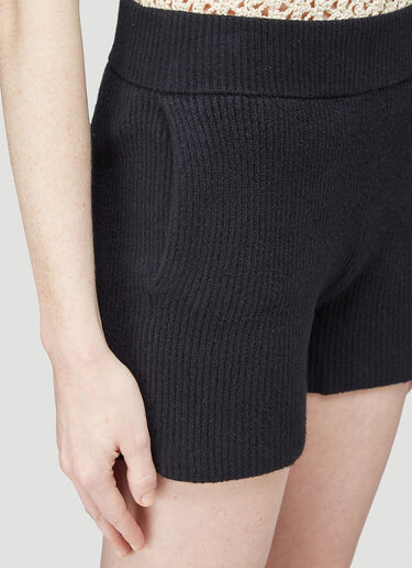 Helmut Lang Cozy Knit Shorts Black hlm0244007
