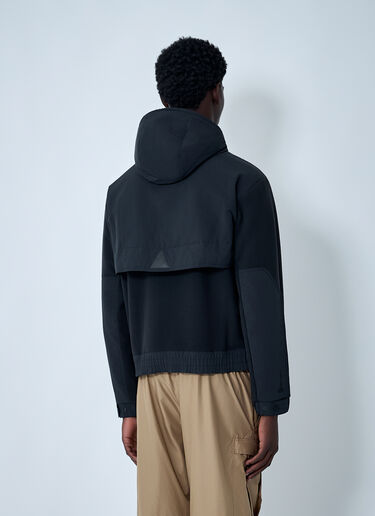 Hooded Jacket With Logo Patch Moncler Grenoble Hooded Jacket With Logo Patch Black mog0162004