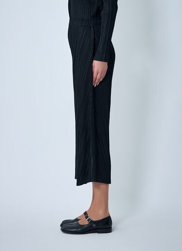 Cropped Pleated Pants Pleats Please Issey Miyake Cropped Pleated Pants Black plp0262014