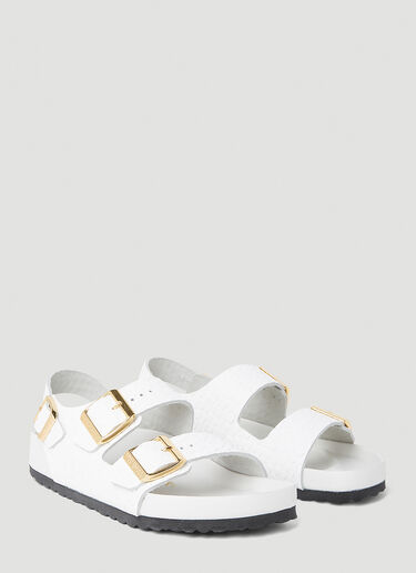 Birkenstock Milano Embossed Sandals White brk0252010