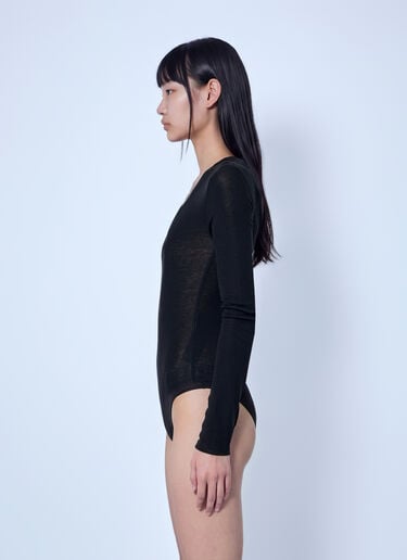 LN-CC® - Entire Studios: Circle Neck Bodysuit - Black Entire Studios Circle Neck Bodysuit Black ent0266024