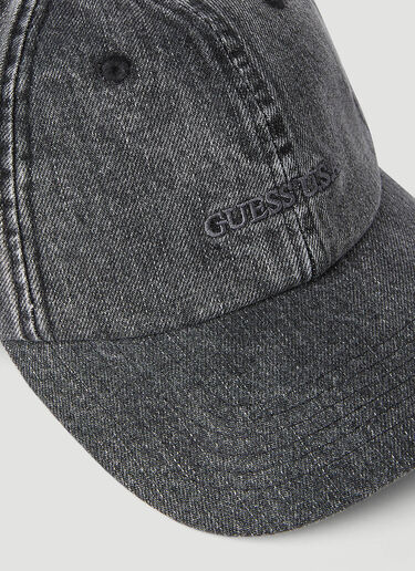 Guess USA Logo Embroidery Baseball Cap Black gue0152021