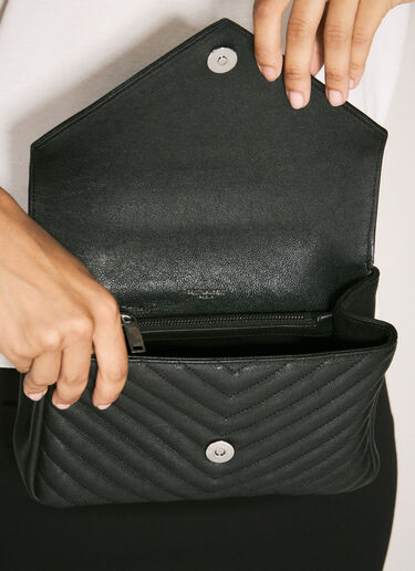 Saint Laurent 学院风单肩包 黑 sla0239057