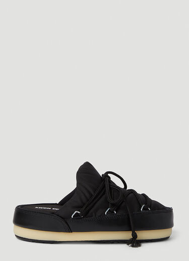 Lace Up Mules Moon Boot Lace Up Mules Black mnb0350007