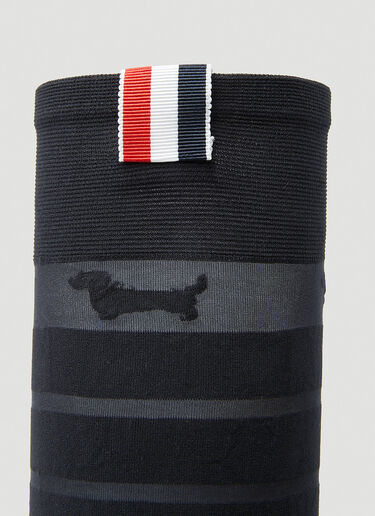 Thom Browne Hector Sausage Dog Print Socks Black thb0248006
