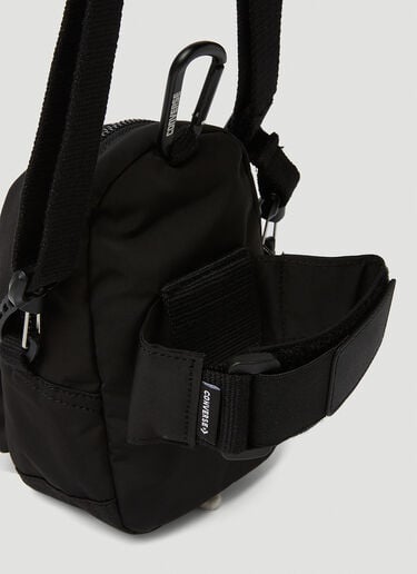Rick Owens x Converse Mini Backpack Crossbody Bag Black roc0348003