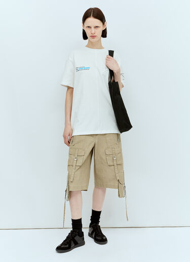 Space Available System ダイナミックTシャツ  ホワイト spa0356018