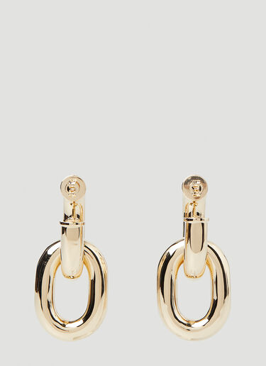 Rabanne XL Link Hoop Earrings Gold pac0248030