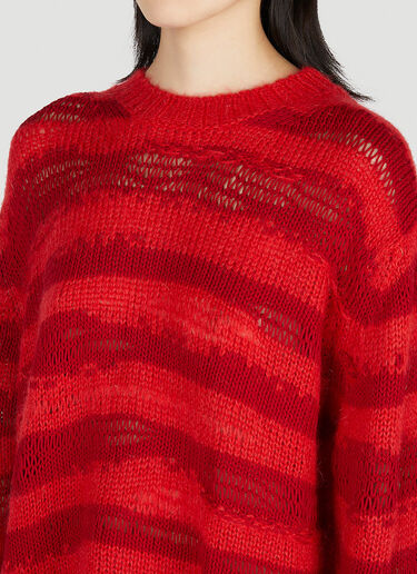 Acne Studios Striped Sweater Red acn0252016