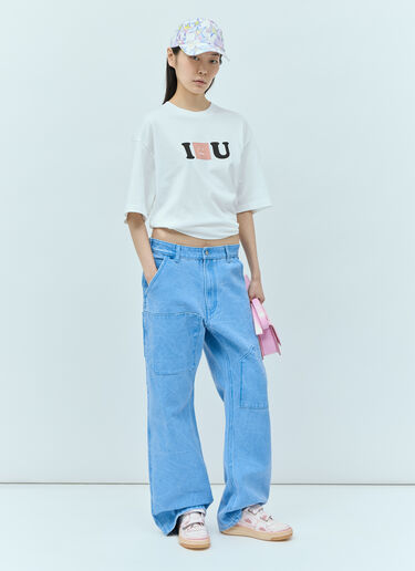 Acne Studios Face Logo T-Shirt White acn0355001
